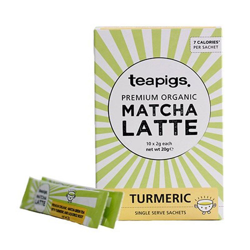 Te Matcha Latte Gurkemeje – teapigs