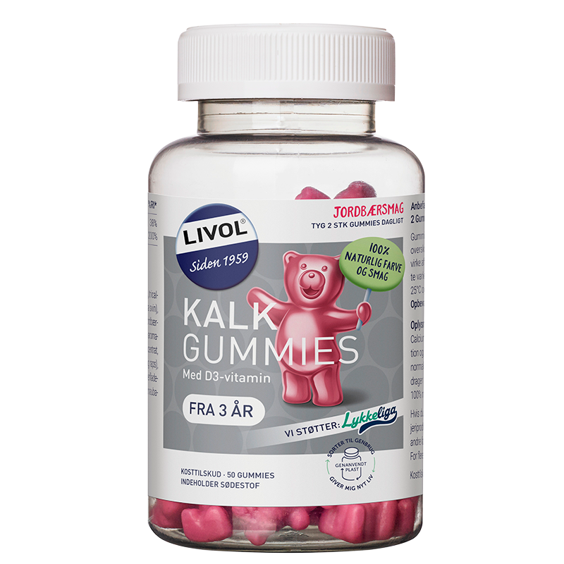 Livol Kalk Gummy + D3 (50 stk)