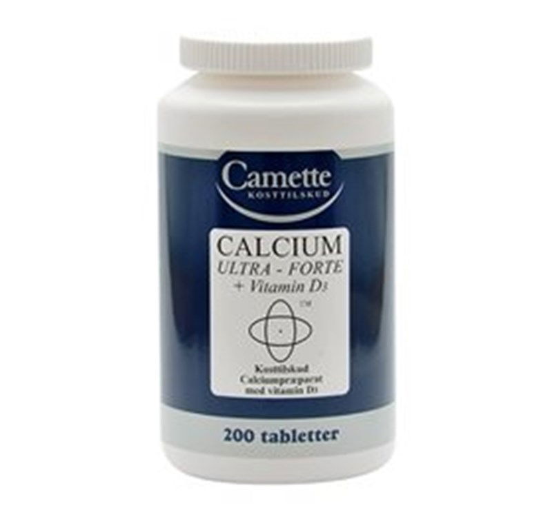 Camette Calcium Ultra Forte D-vitamin (200 tabletter)