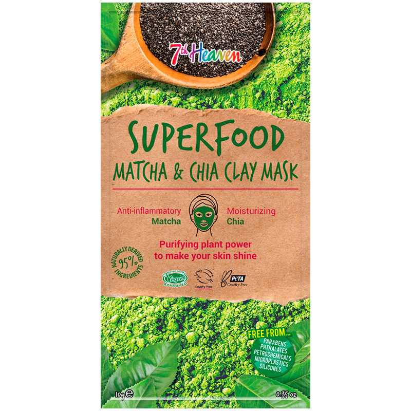 7th Heaven Superfood Matcha & Chia Clay Mask (10 g)