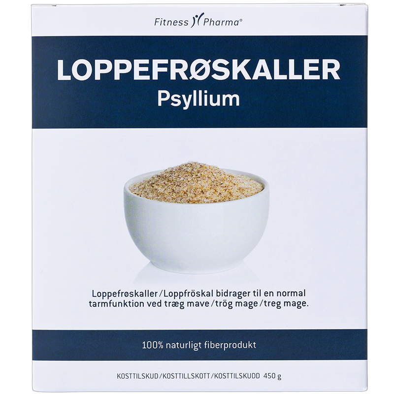 Fitness Pharma Loppefrøskaller Psyllium (450 g)