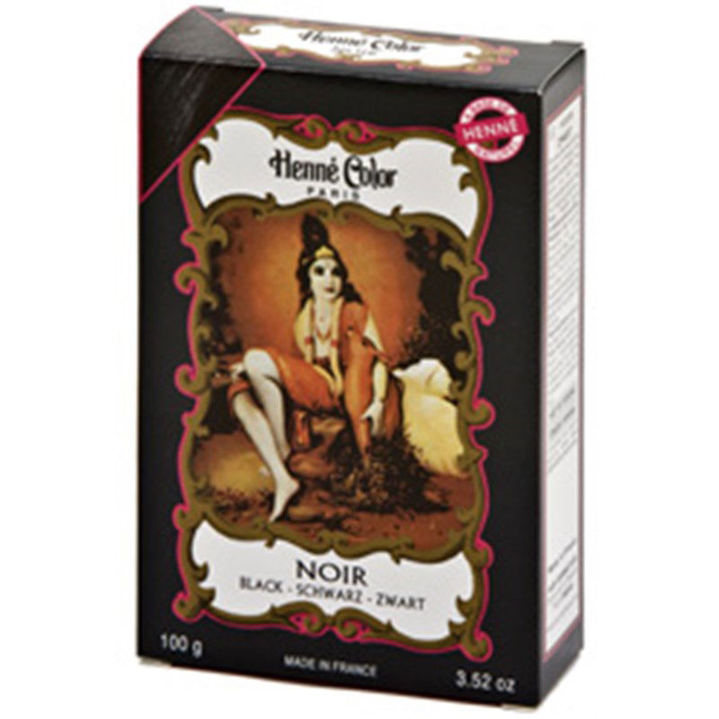 Henna Pulver Sort (100 gr)