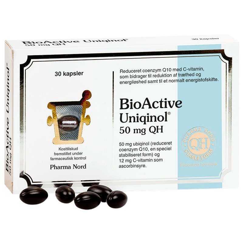 Pharma Nord BioActive Uniqinol 50 mg (Q10) (30 kapsler)